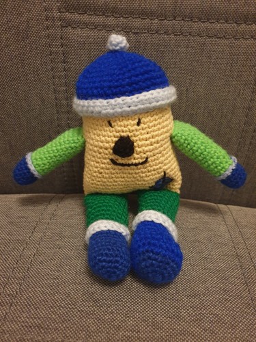 Häkelfigur knuffel 20cm - knuffel,
