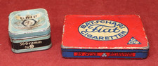 Alte Blechdosen Dose Grip Stahlstecknadeln & Batschari Fiat Cigaretten Werbung
