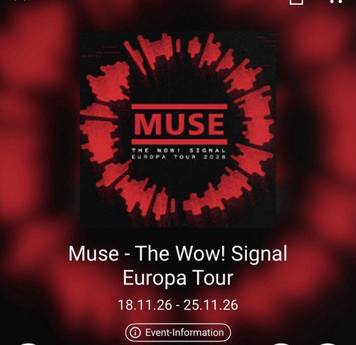 Muse ticket 2026 - 18.11.2026, berlin