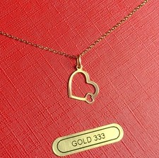 Herz Anhänger mit Goldkette