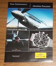 Seltene Werbung vintage BREITLING Superocean Heritage Chronographe Uhr 2008