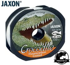 150m  JAXON CROCODILE ANGELSCHNUR FLUOROCARBON COATED LINE MONOFILE