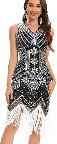 Damenkleid stil der 1920er - damenkleid,