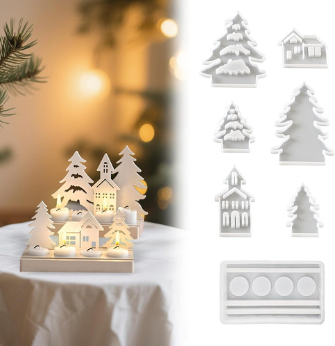 Weihnachts silikonformen set - weihnachts-silikonformen,