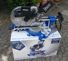 Scheppach Kapp und Gehrungssäge HM140L Zugsäge Kappsäge + 2.Sägeblatt,