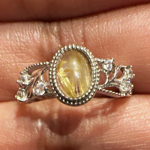 Silberring solitärring oval - silberring,