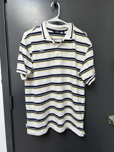 Radmor golf polo - yellow, navy