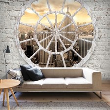 Architektur New York  Steine VLIES FOTOTAPETE 3D WOHNZIMMER TAPETE WANDBILD XXL