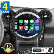 64GB Android 15 AutoRadio GPS CarPlay FM DAB+ Für BMW Mini Cooper R60 Countryman
