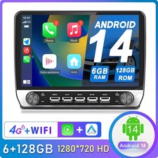 Für Fiat Ducato 2007-2023 10.1'' Carplay Android 14 Autoradio GPS Navi WIFI DAB+