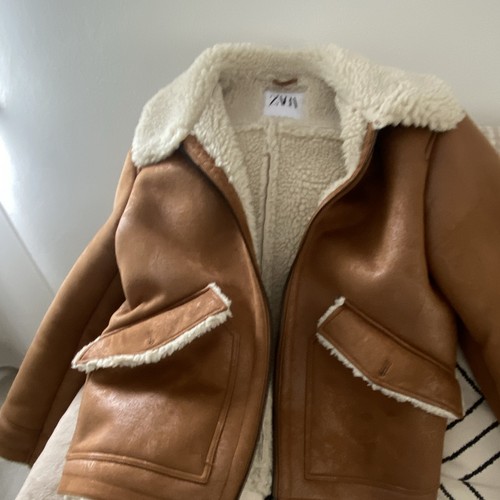 Zara jacke braun beige - s, braun/beige