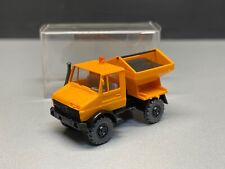 Mercedes Unimog 1300 Winterdienst Streuer Kommunal orange Wiking H0 1:87 