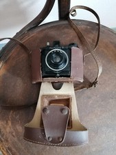 Fotoapparat Perfekta II Vintage DDR Analogkamera Ledertasche Objektiv 7,7-80mm