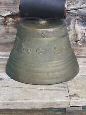 Antike schweize Kuhglocke  Messing/ Bronze gemarkt : ALB. GUSSET UETENDORF, 7 Kg