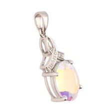 9 Karat Weißgold Mondschein