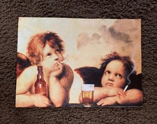 ENGEL Poster 50x70 cm , Querformat , Glanz , LUSTIG , Partykeller ect.