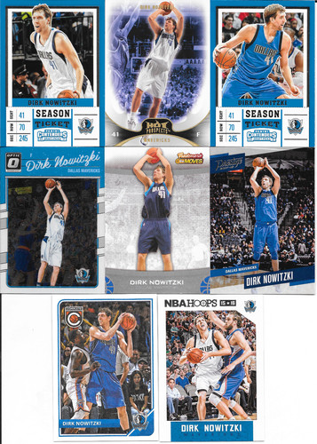 Dirk nowitzki card lot - nowitzki,