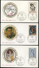 ITALIEN 1976 - 3 FDC ROM-LUXOR