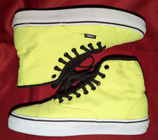 VANS OFF THE WALL Unisex Mädchen/Damen/Jungs neongrüne Sneaker Gr 38,5-39 Textil