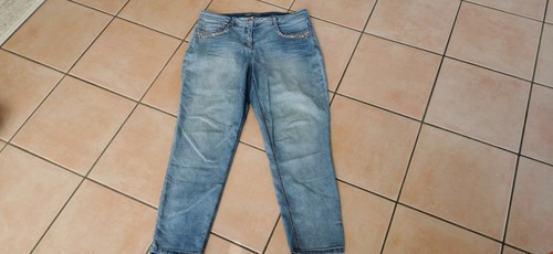 Damen jeans mit perlen 42 - perlen, gr.