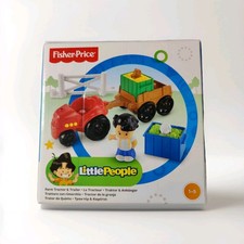 Neu! Little People Fisher Price, Farm Tractor & Trailer, Rarität!