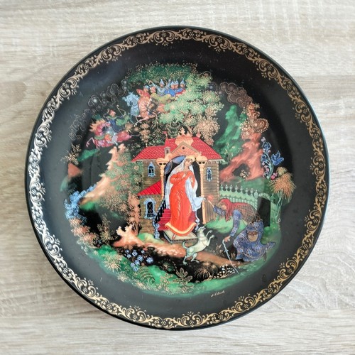 Palekh sammelteller puschkin - palekh,