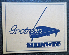 Grotrian Steinweg , Klavier , Piano , Alte Reklame , 1922 , (A31)