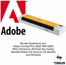 Adobe Acrobat 2020 Pro Win PKC OEM inkl. MetaMobile 20 Scanner