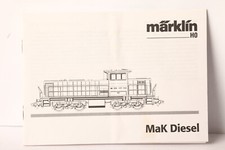 Märklin  H0 Anleitung  für MaK Diesel SBB Am 842 digital   (221471)