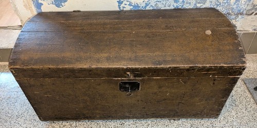 Große alte antike truhe - große,