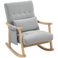 Homcom moderner schaukelstuhl - homcom,