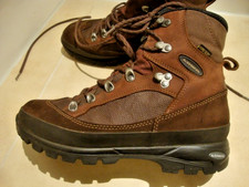LOWA Wander-Outdoorschuh KORBAX GTX MID Gr.42 Leder Braun Gore-Tex 2x getr.