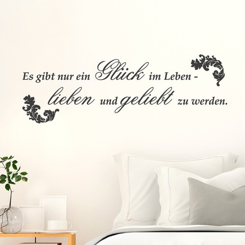 Wandtattoo spruch es - spruch, "es