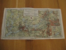 alte Landkarte Plan von der