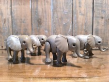 Playmobil 4 junge Elefanten Elefant Kinder Babys Zirkus Zoo Tierpark Afrika