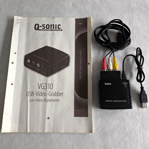 Sonic 310 usb video - q-sonic, vg-310