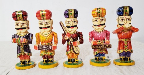 Handgeschnitzte holz musiker - handgeschnitzte,