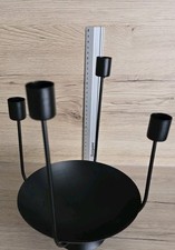 Kerzenständer schwarz armig - schwarz, 4