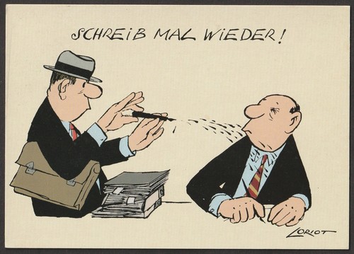 Loriot künstler karte nr - loriot,