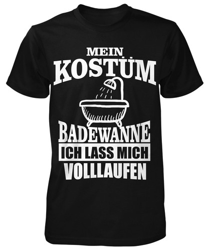 Kostüm badewanne shirt - kostüm, |