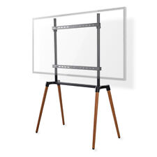 NEDIS 4.Bein Staffelei Design TV-Ständer 60"-75" Aluminium/Stahl schwarz bis 40K