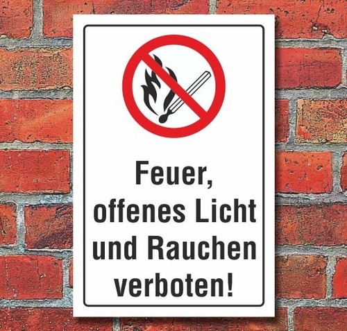 Schild feuer offenes - schild, feuer,