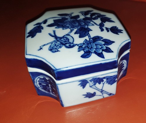 Deckeldose eckig blau - deckeldose, ~