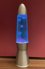 Lavalampe blau Retro