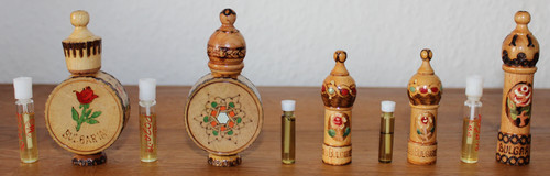Bulgarische holz flakons - bulgarische, holz-flakons
