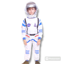Astronautenkostüm Kinder mit Astronauten Helm Outfit Astronaut Overall Wellraum
