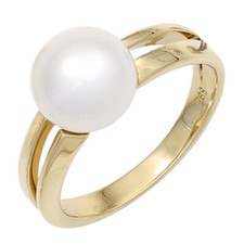 585 Gold Damen Ring 2-reihig