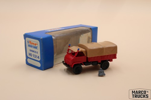 Roco unimog pritsche plane - roco, pritsche/plane