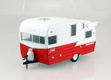 Ahnänger Wohnwagen Shasta Airflyte 1961 rot 1:24 Greenlight Modellauto