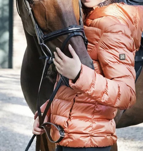 Equiline daunenjacke kupfer - equiline,